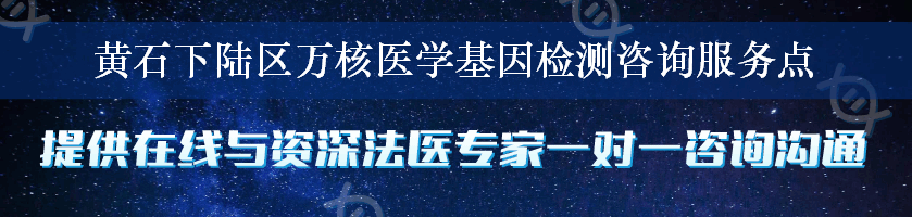 黄石下陆区万核医学基因检测咨询服务点